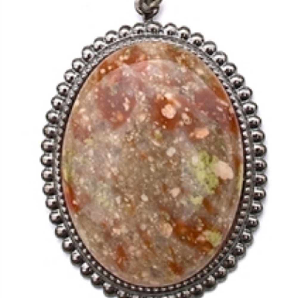 GASOLINE GLAMOUR AUTUMN JASPER NECKLACE